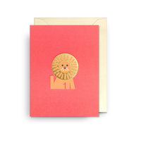Gold Lion Graphic | Ryan Chapman | Mini Card
